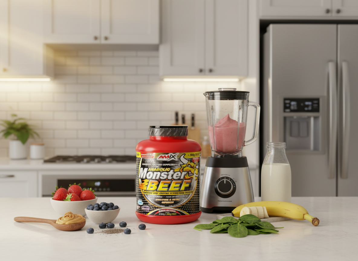 Amix Anabolic Monster BEEF 90% Protein 2200g