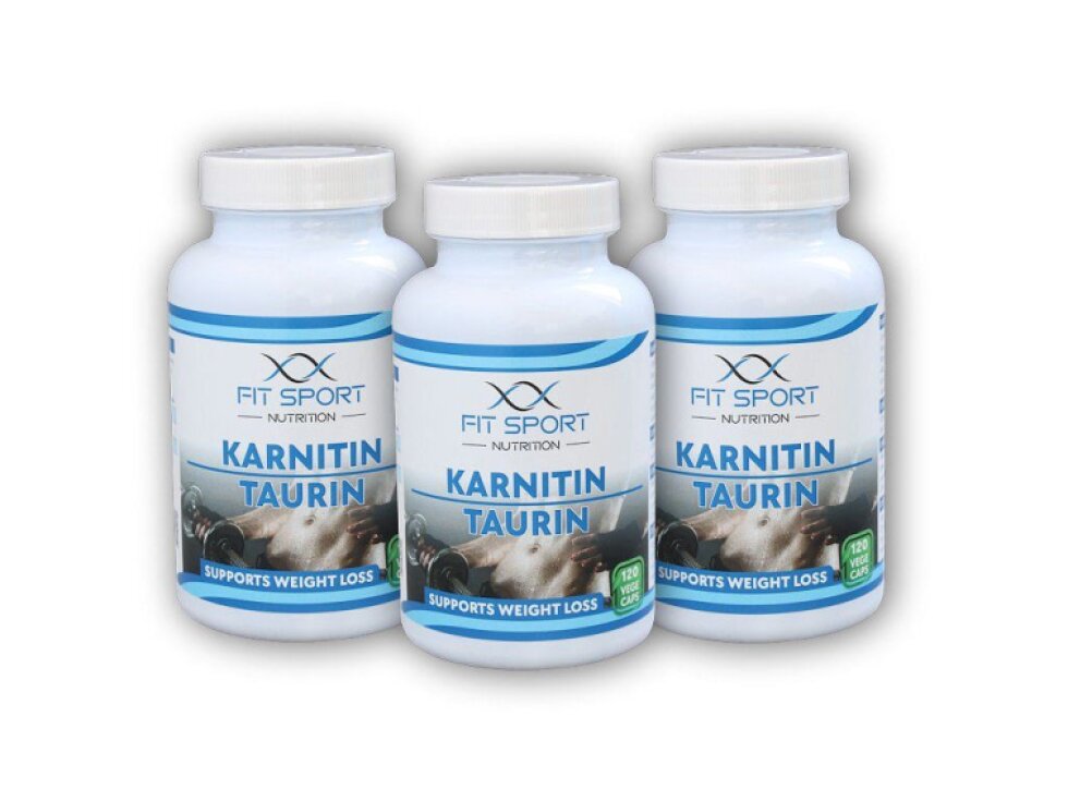 FitSport Nutrition 3x Karnitin Taurin 120 vege caps