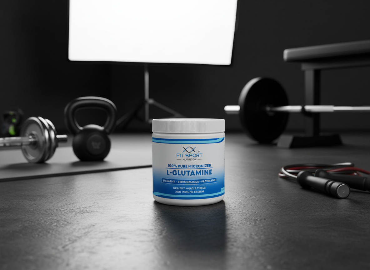 FitSport Nutrition 100% Pure Micronized L-Glutamine 330g
