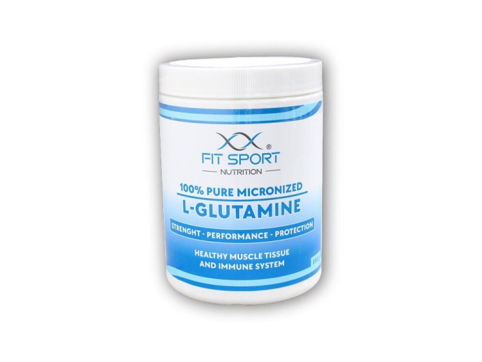 FitSport Nutrition 100% Pure Micronized L-Glutamine 550g