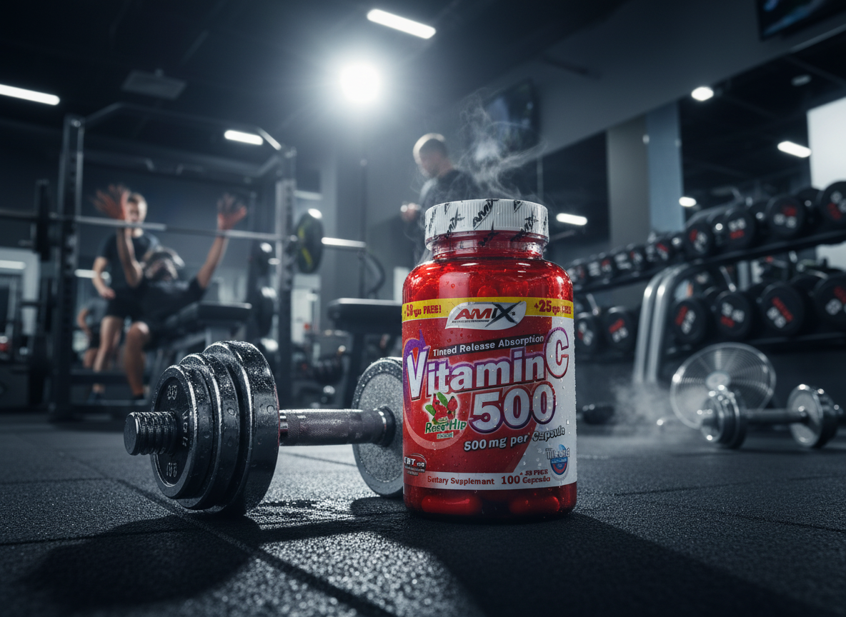 Amix 2x Vitamin C 500mg + Rose Hips 125 kapslí