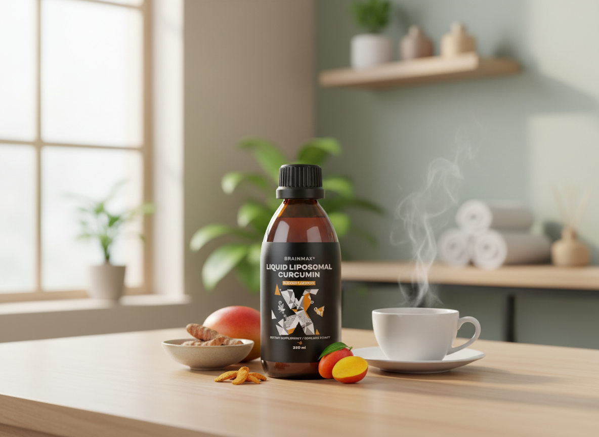 BrainMax Liquid Liposomal Curcumin 200mg 250ml
