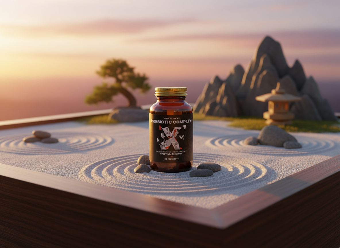 BrainMax Prebiotic Complex, prebiotická směs BIO 100 rostlinných kapslí