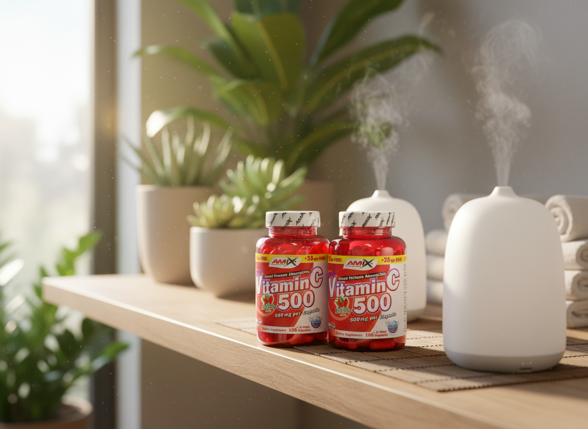 Amix 2x Vitamin C 500mg + Rose Hips 125 kapslí