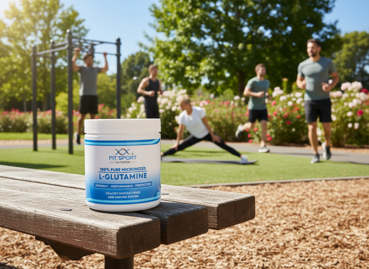 FitSport Nutrition 100% Pure Micronized L-Glutamine 330g