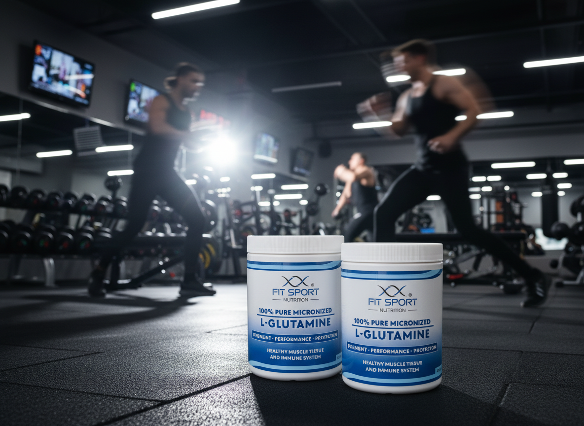 FitSport Nutrition 2x 100% Pure Micronized L-Glutamine 550g