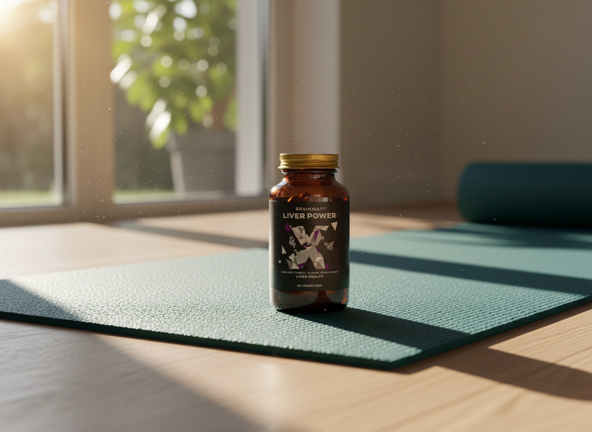 BrainMax Liver Power, komplexní podpora jater 90 rostlinných kapslí