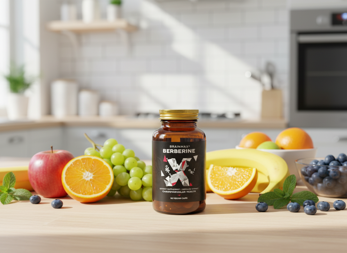 BrainMax Berberin 500mg 90 rostlinných kapslí