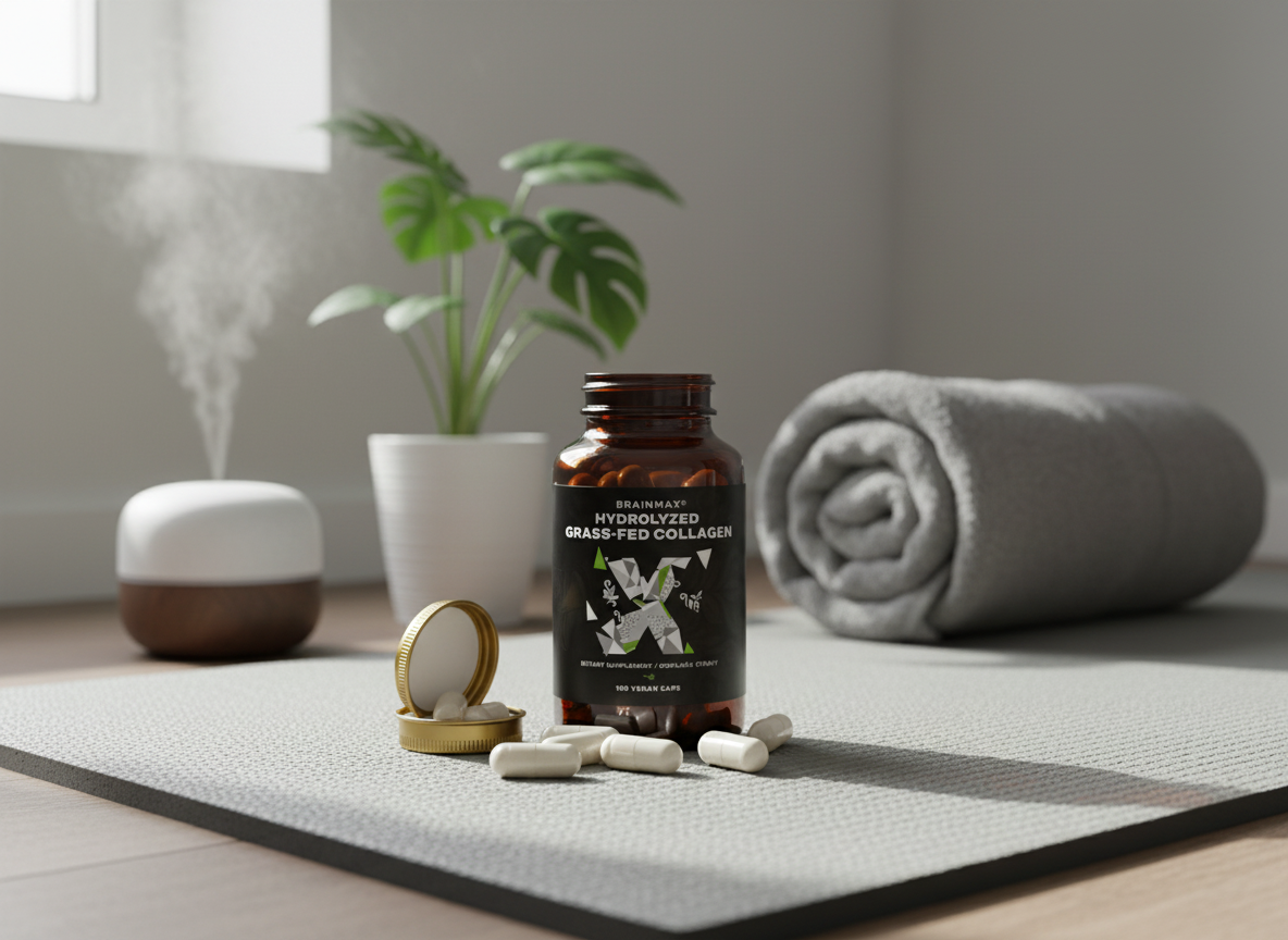 BrainMax Hydrolyzovaný GrassFed Collagen 600mg 100 kapslí