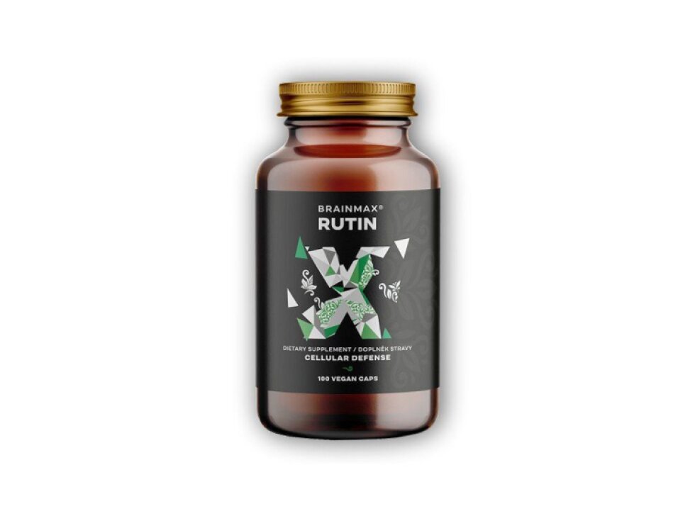BrainMax Rutin 500mg 100 rostlinných kapslí
