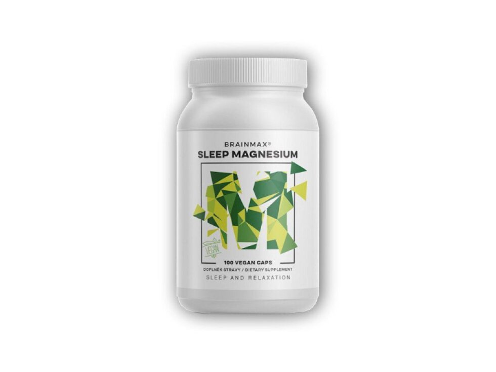 BrainMax Sleep Magnesium 320mg 100 kapslí