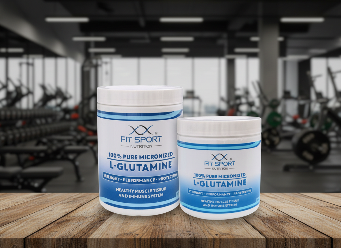 FitSport Nutrition 100% Pure Micronized L-Glutamine 550g + 330g