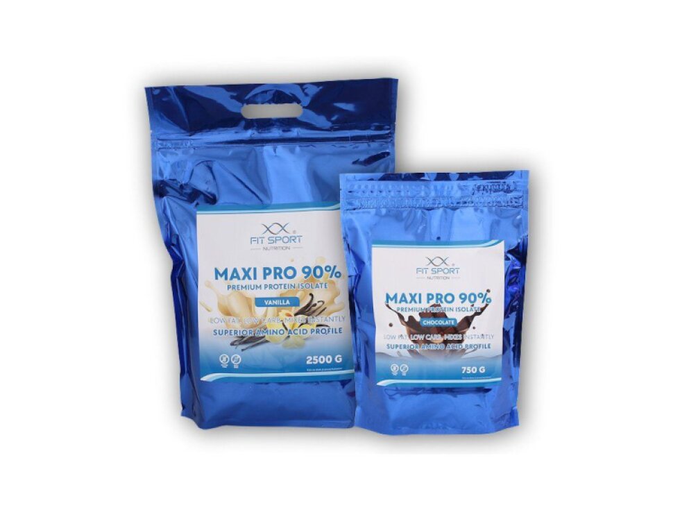 FitSport Nutrition Maxi Pro 90% 2500g + Maxi Pro 90% 750g