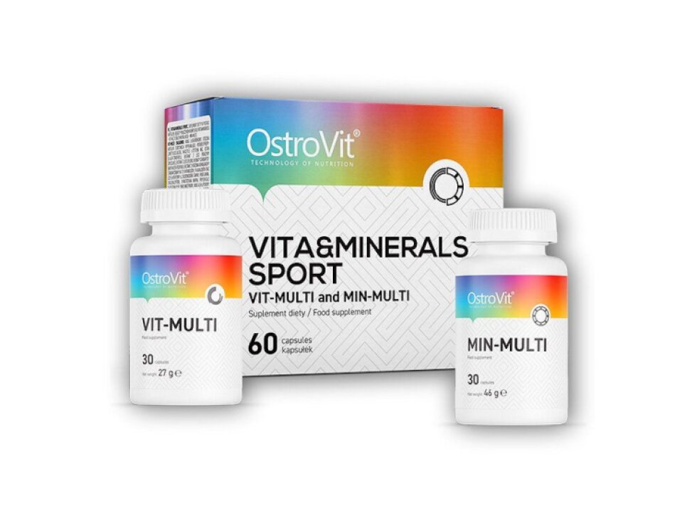 Ostrovit Vita and minerals sport 2 x 30 kapslí