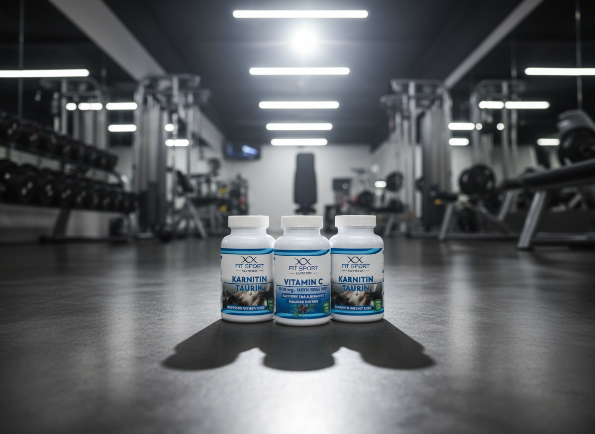 FitSport Nutrition 2x Karnitin Taurin 120cp + Vit C 120 cps