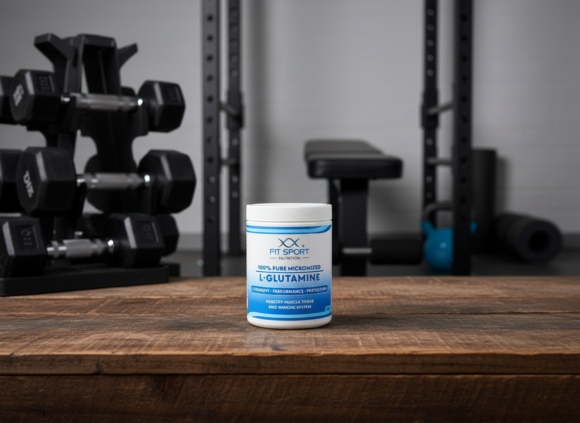 FitSport Nutrition 100% Pure Micronized L-Glutamine 550g