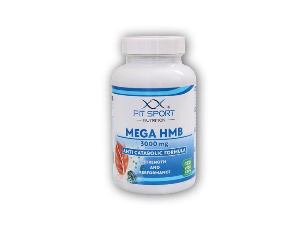 FitSport Nutrition Mega HMB 3000mg 120 vege caps
