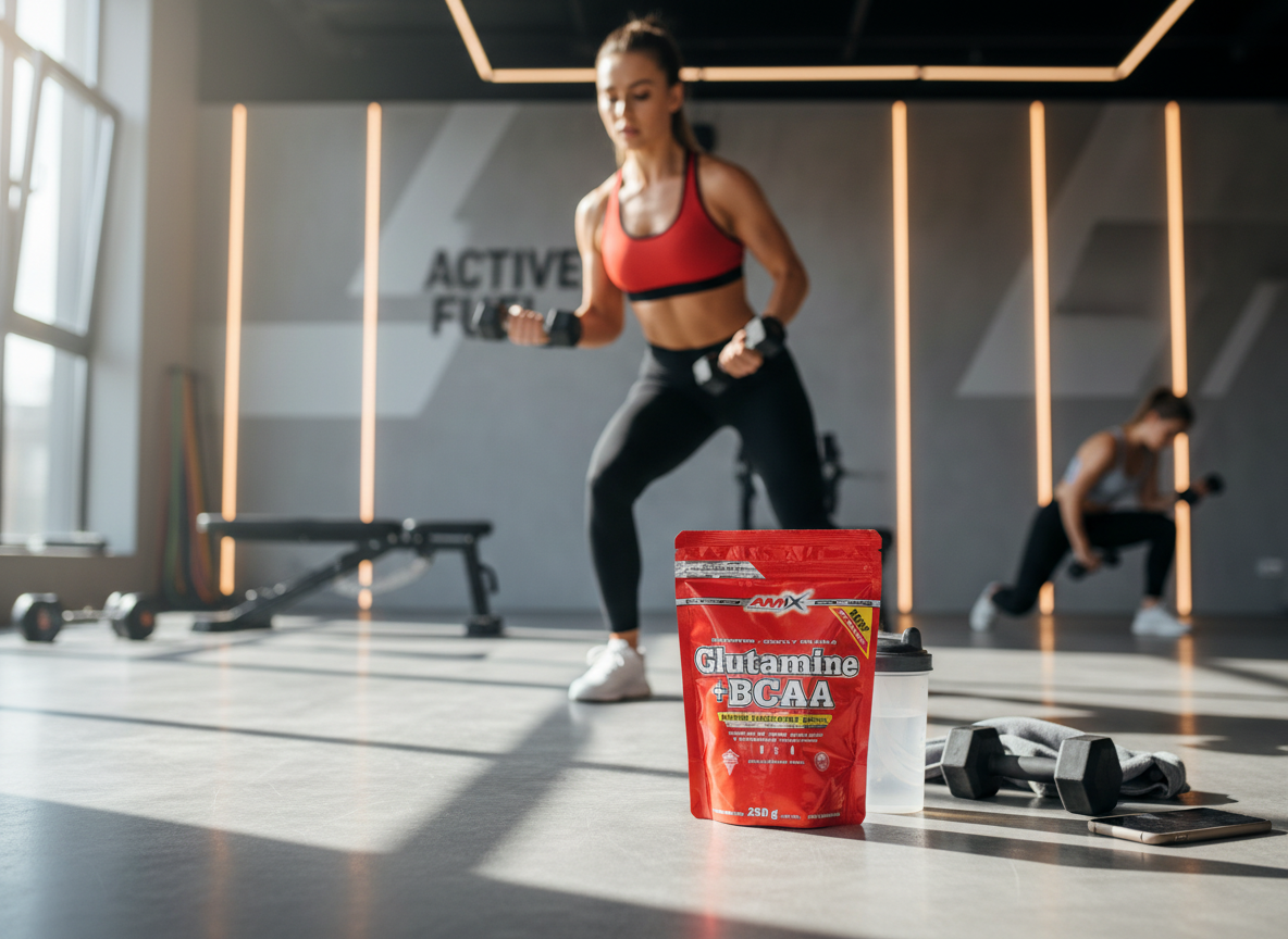 Amix L-Glutamine + BCAA 250g sáček