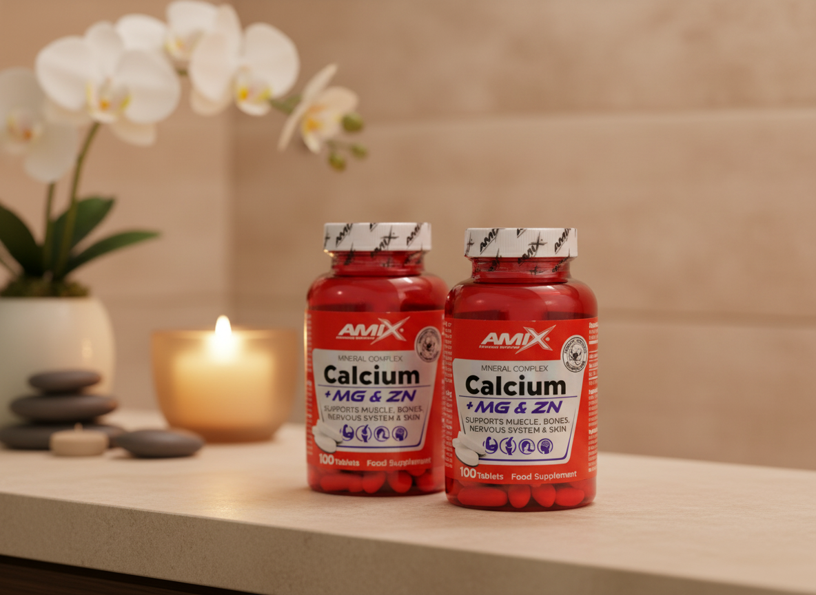 Amix 2x Calcium + Magnesium + Zinek 100tablet