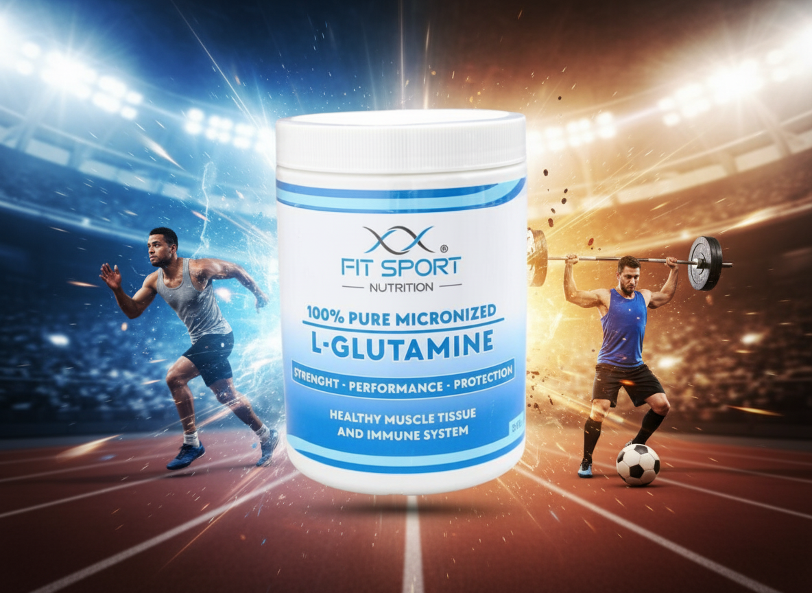 FitSport Nutrition 100% Pure Micronized L-Glutamine 550g