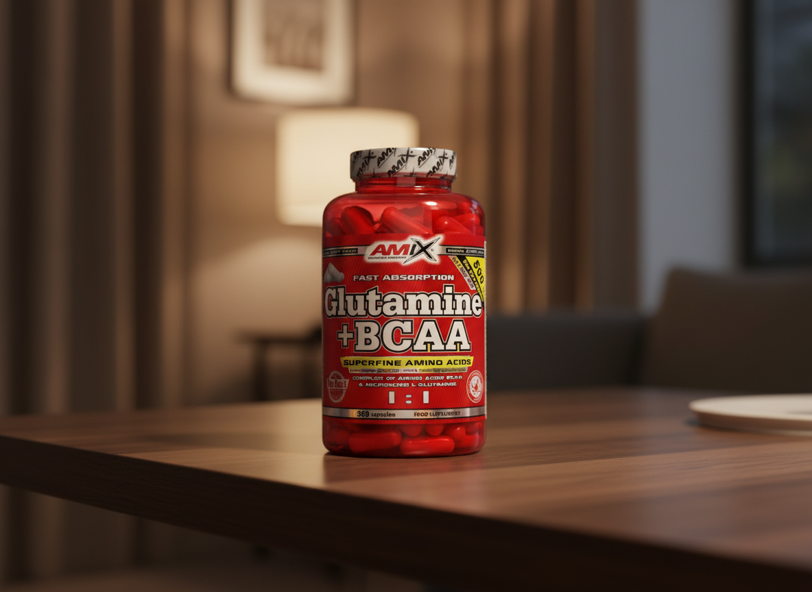 Amix L-Glutamine + BCAA 360 kapslí