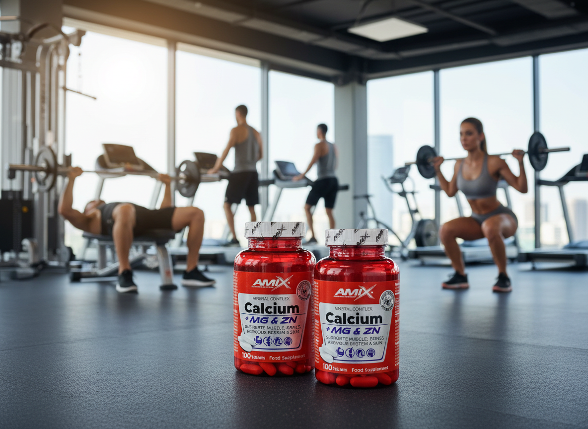 Amix 2x Calcium + Magnesium + Zinek 100tablet