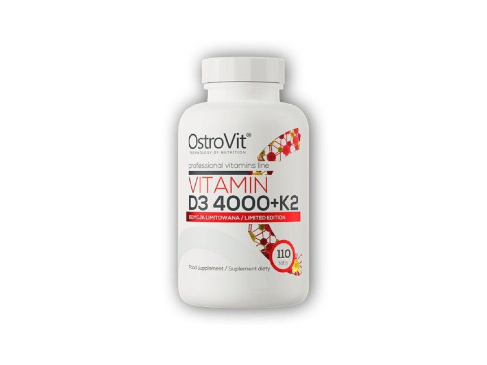 Ostrovit Vitamin D3 4000 IU + K2 110 tablet lmited edition