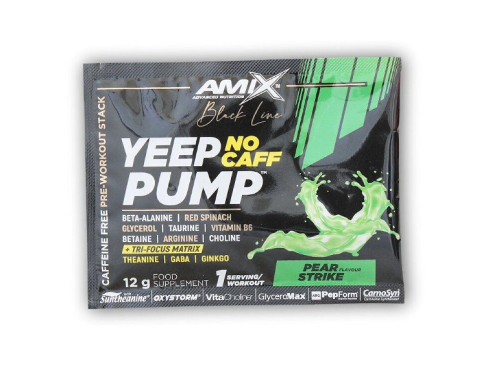 Amix Black Line Black Line Yeep Pump NO CAFF 12g