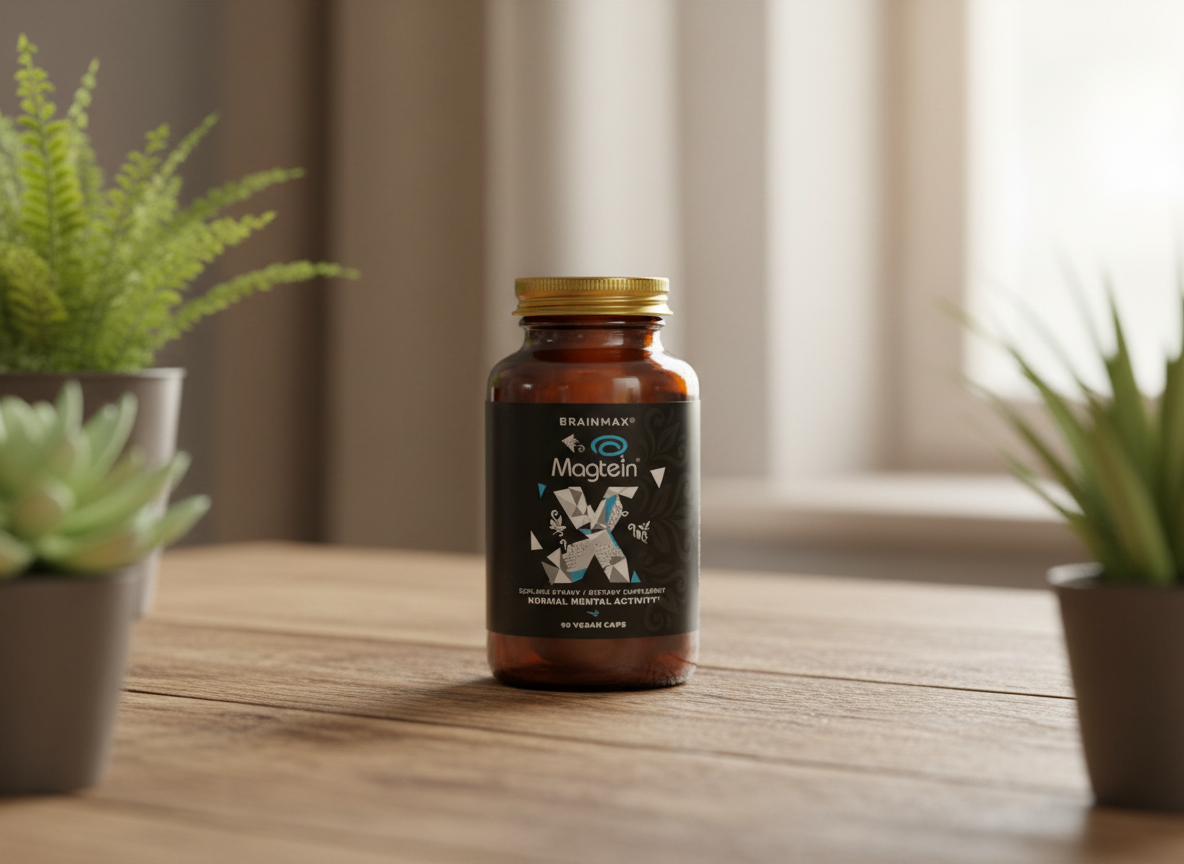 BrainMax Magtein Hořčík L-Treonát 90 rostlinných kapslí