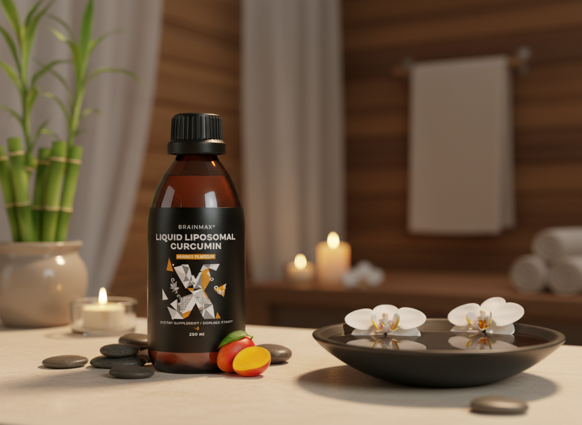 BrainMax Liquid Liposomal Curcumin 200mg 250ml