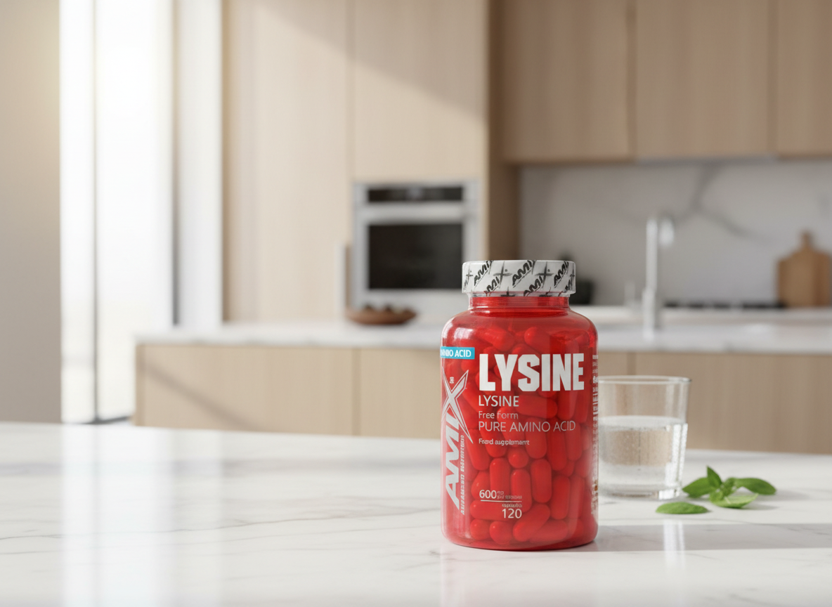 Amix Lysine 600mg 120 kapslí