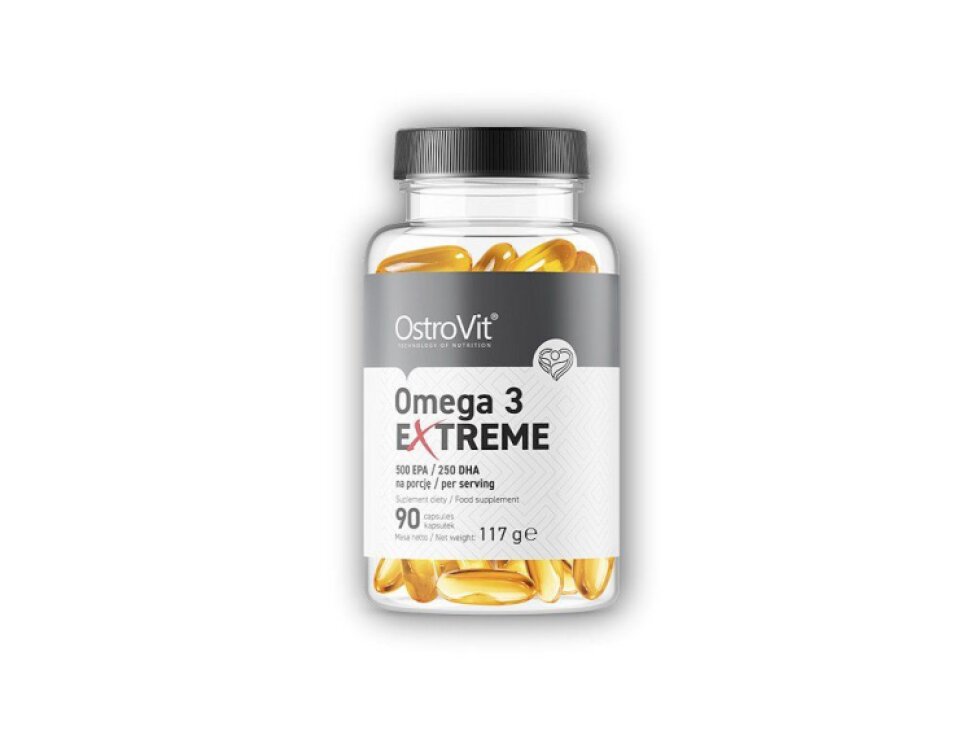 Ostrovit Omega 3 extreme 500 EPA / 250 DHA 90 kapslí