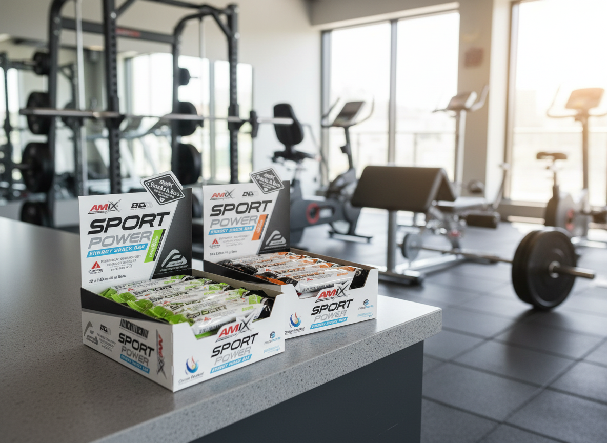 Amix Performance Series 20x Sport Power Energy Snack With Caffein 45g