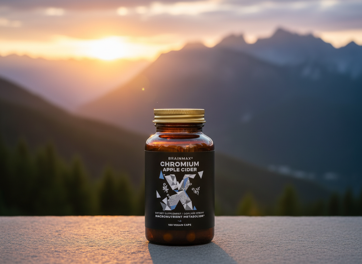 BrainMax Chromium & Apple Cider 100 rostlinných kapslí