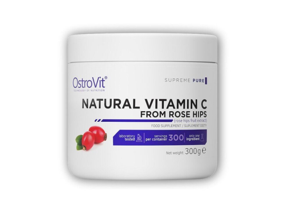 Ostrovit Natural vitamín C from rose hips 300g