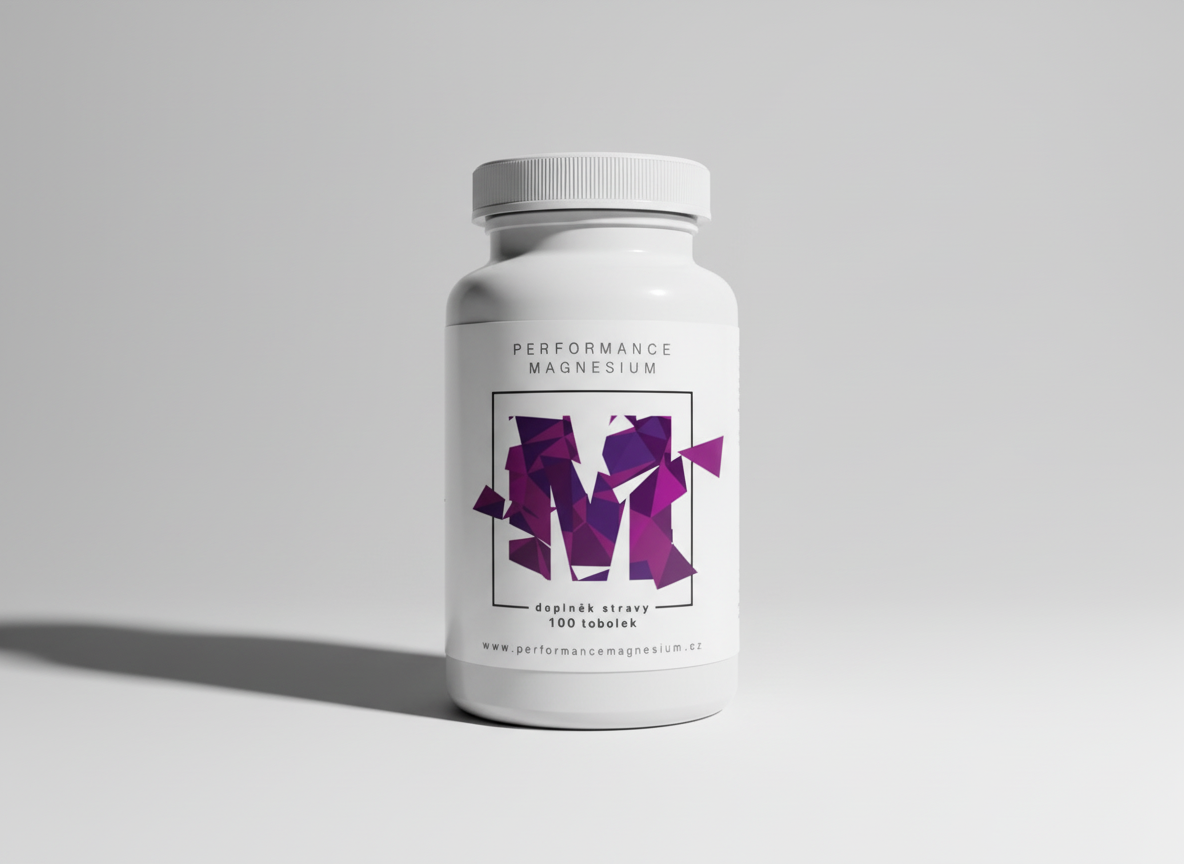 BrainMax Performance Magnesium 1000mg hořčík - B6 100 kapslí