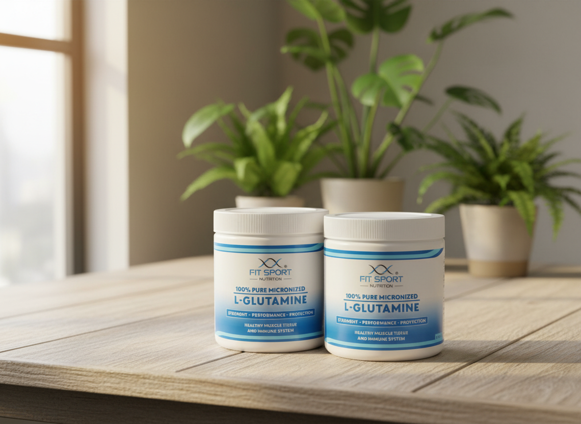FitSport Nutrition 2x 100% Pure Micronized L-Glutamine 330g