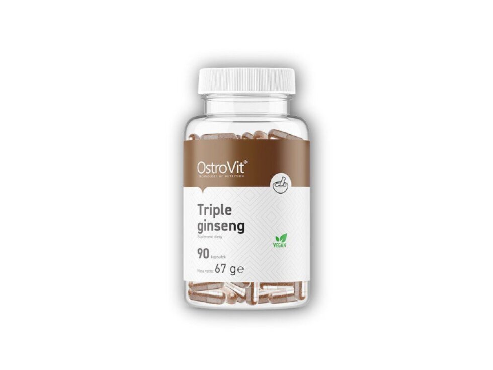 Ostrovit Triple ginseng vege 90 kapslí