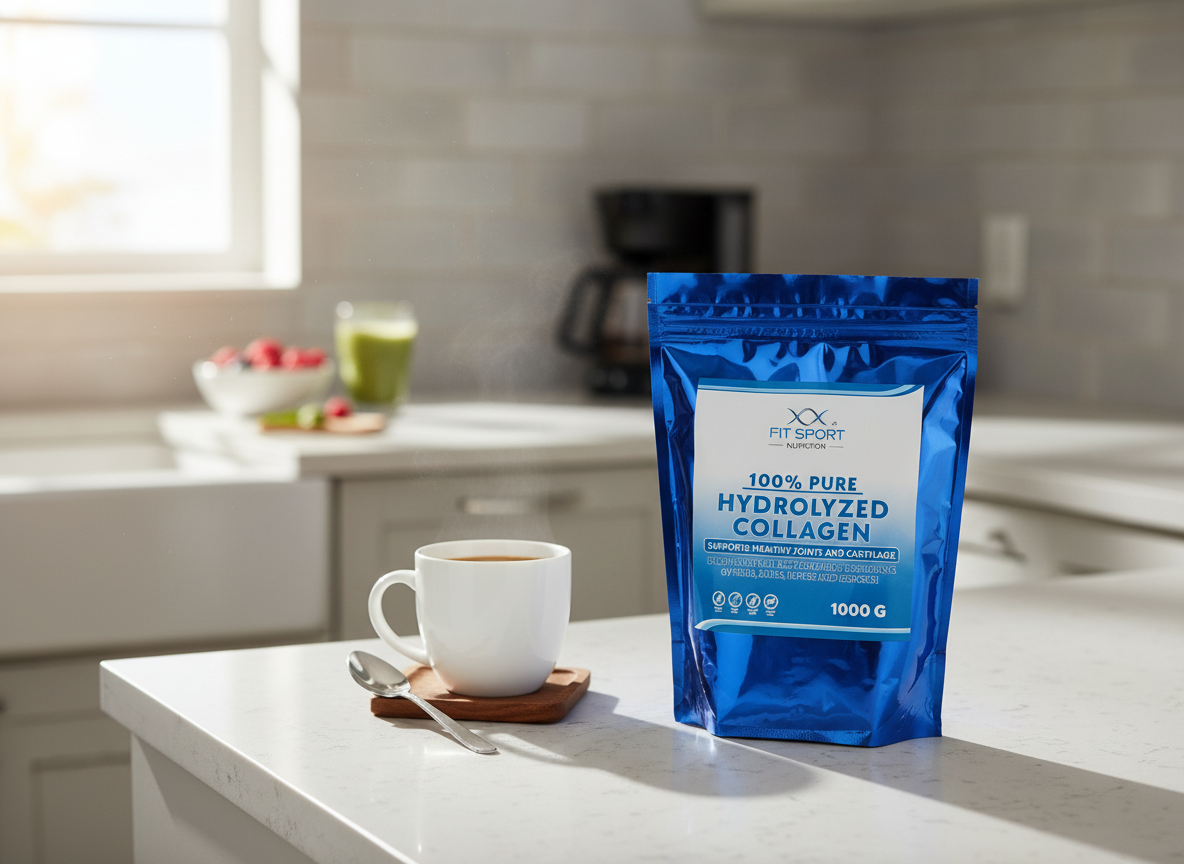 FitSport Nutrition 100% Pure Hydrolyzed Collagen 1000g - Hydrolyzovaný Kolagen