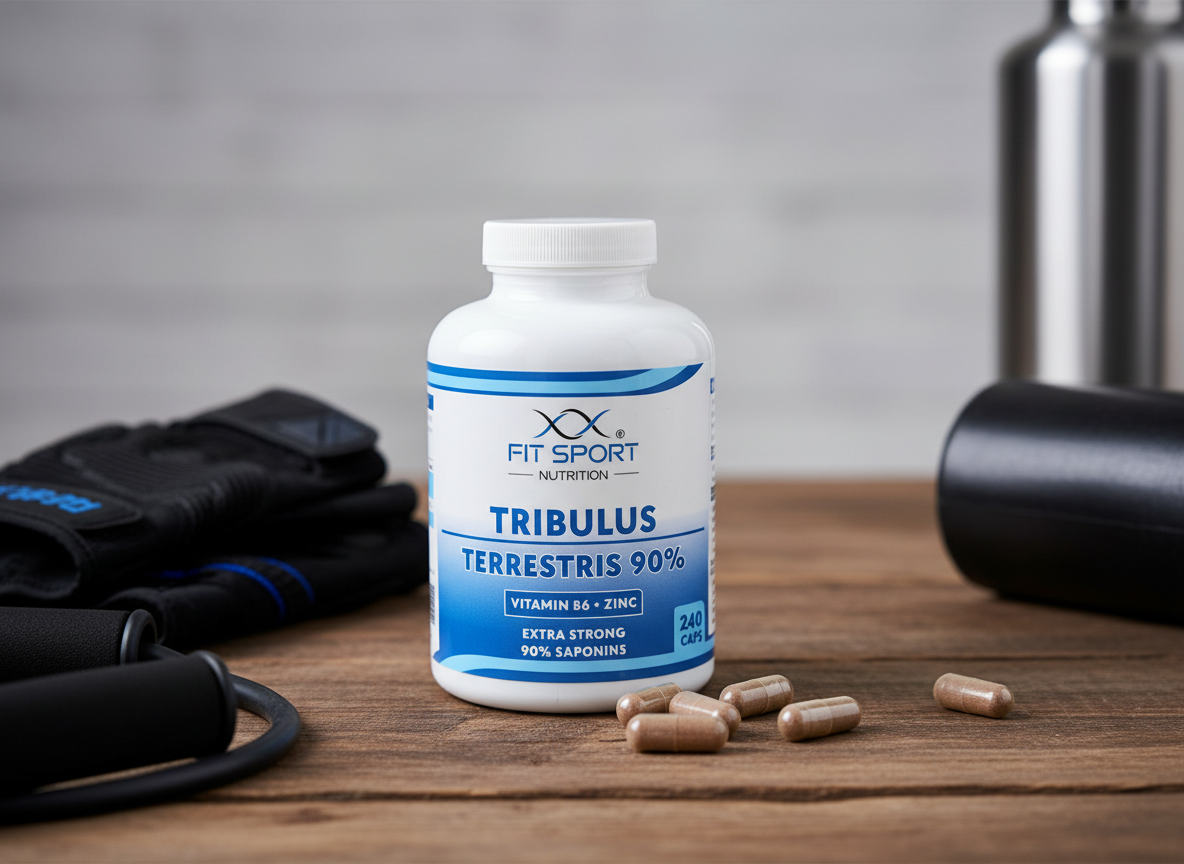 FitSport Nutrition Tribulus Terrestris 90% + Vitamin B6 + Zinc 240 kapslí
