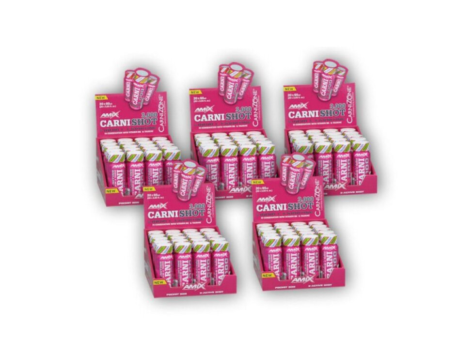 Amix 4x CarniShot 3000 20x60ml + 1x ZDARMA