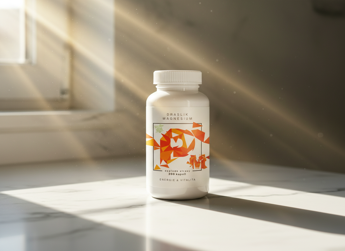 BrainMax Draslík Magnesium, Draslík citrát + Hořčík malát 200 rostlinných kapslí