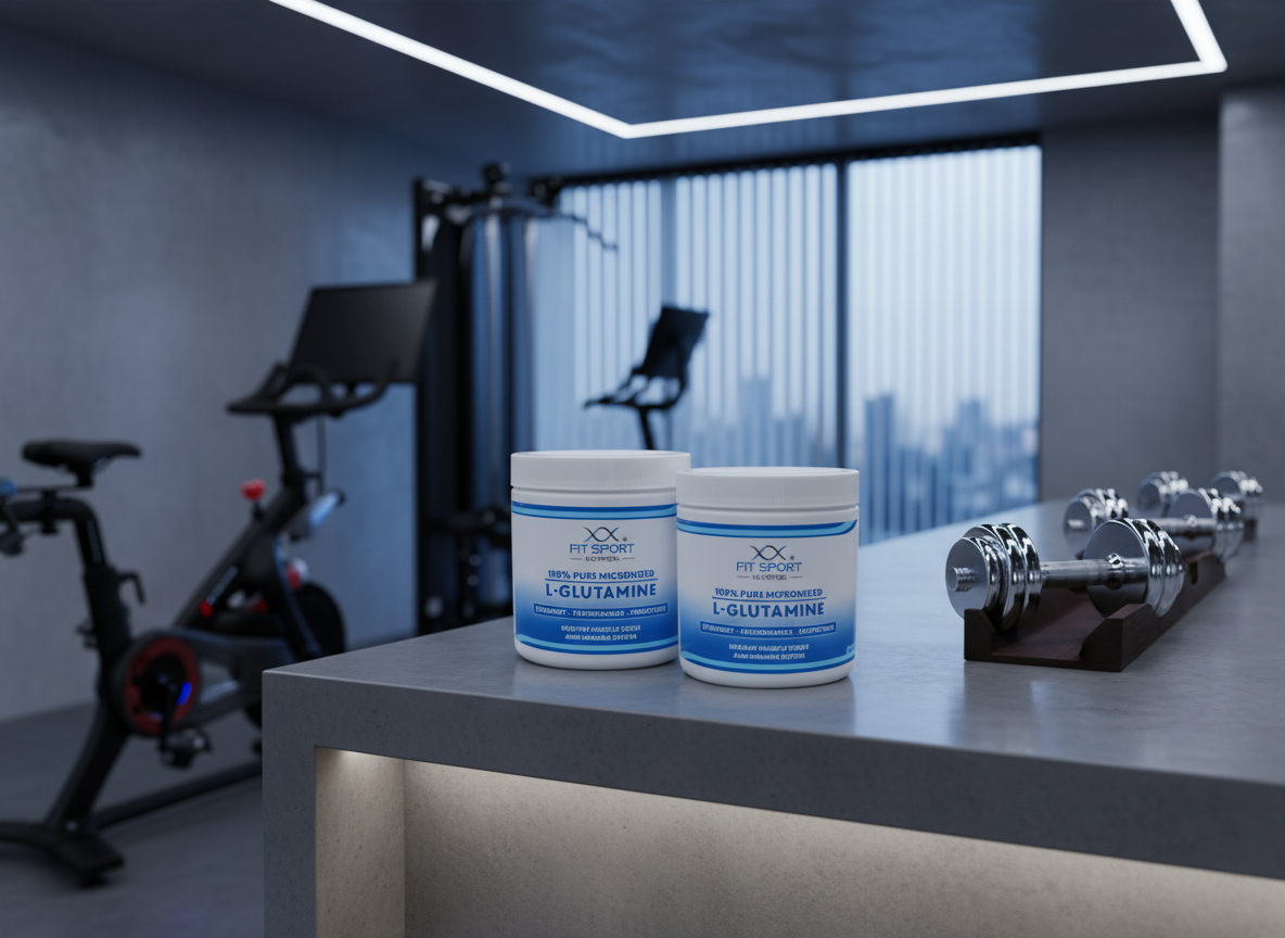FitSport Nutrition 2x 100% Pure Micronized L-Glutamine 330g