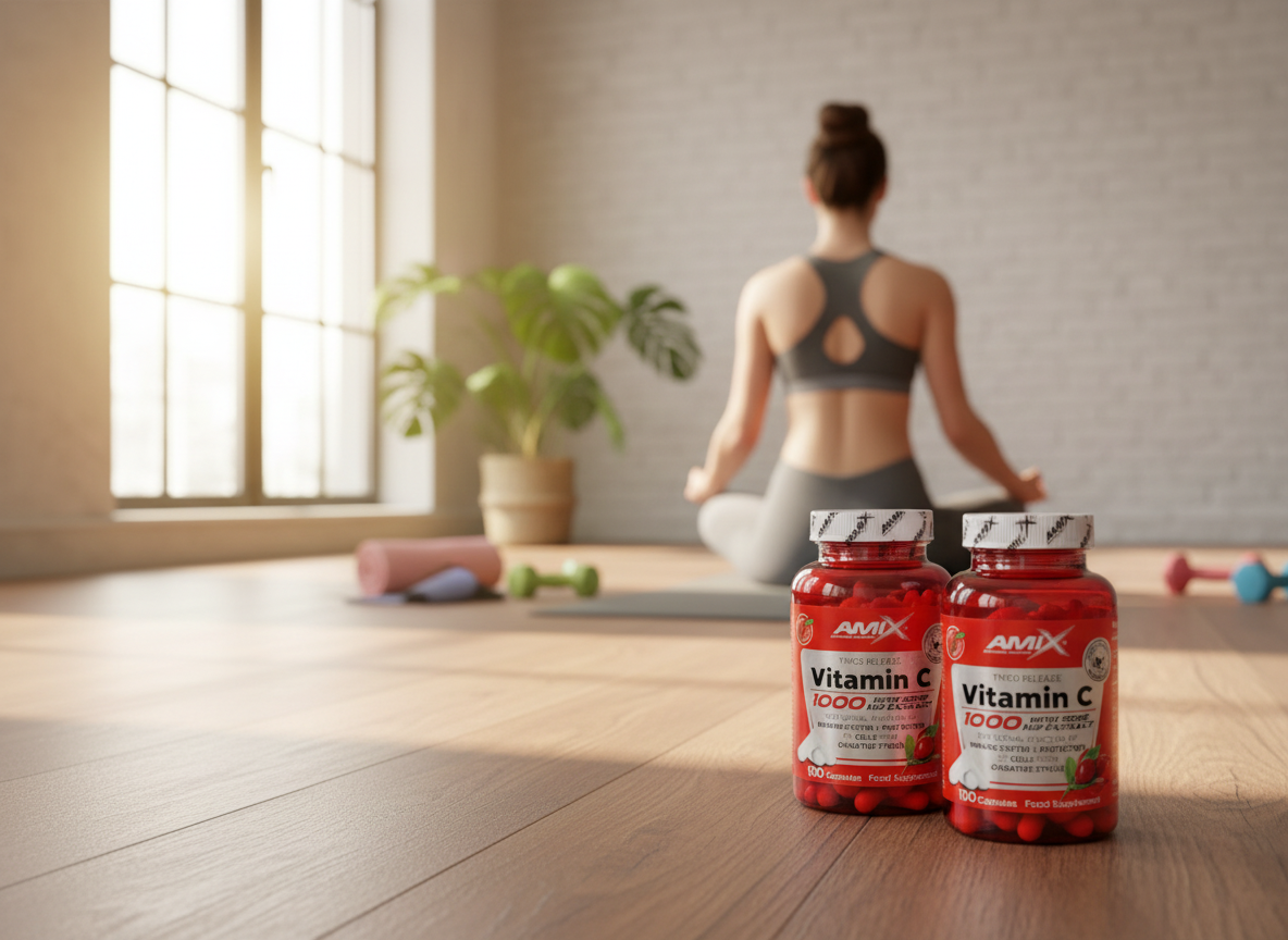 Amix 2x Vitamin C 1000mg + Rose Hips 100 cps