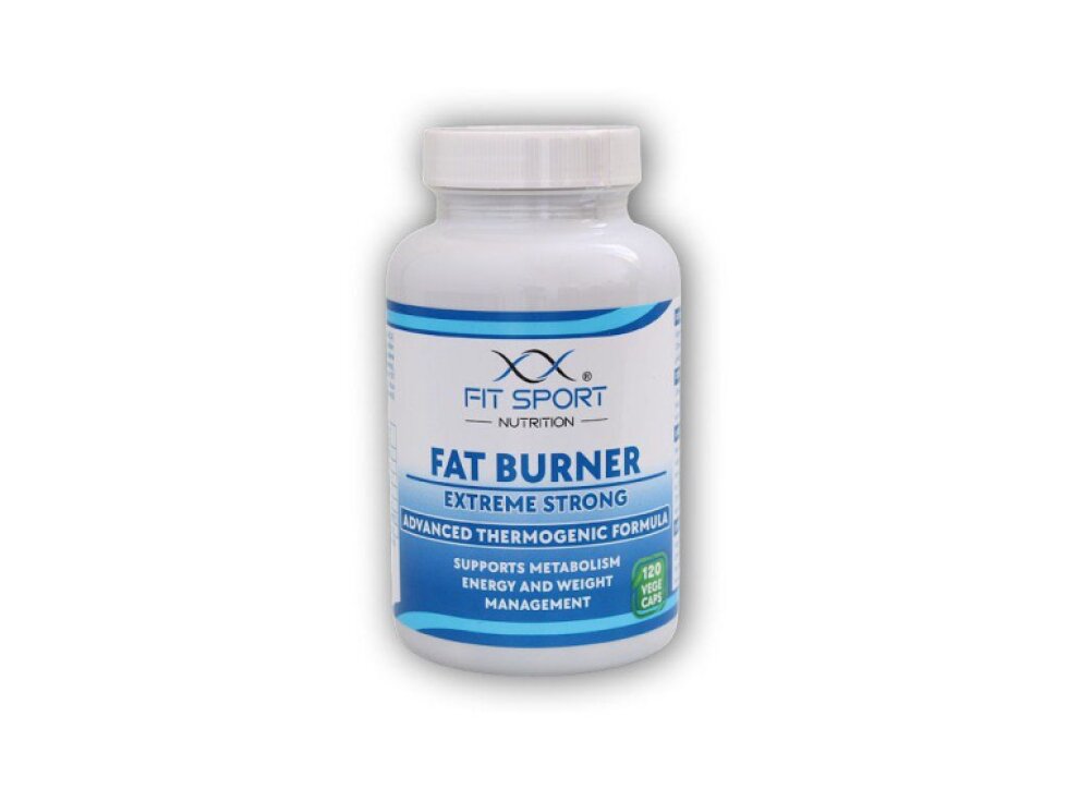 FitSport Nutrition Fat Burner Extreme Strong 120 vege caps - Spalovač tuků