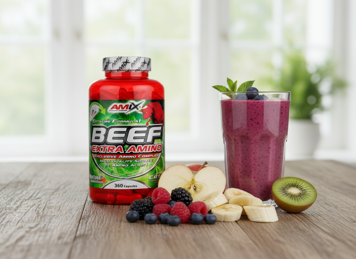 Amix Beef Extra Amino 360 kapslí