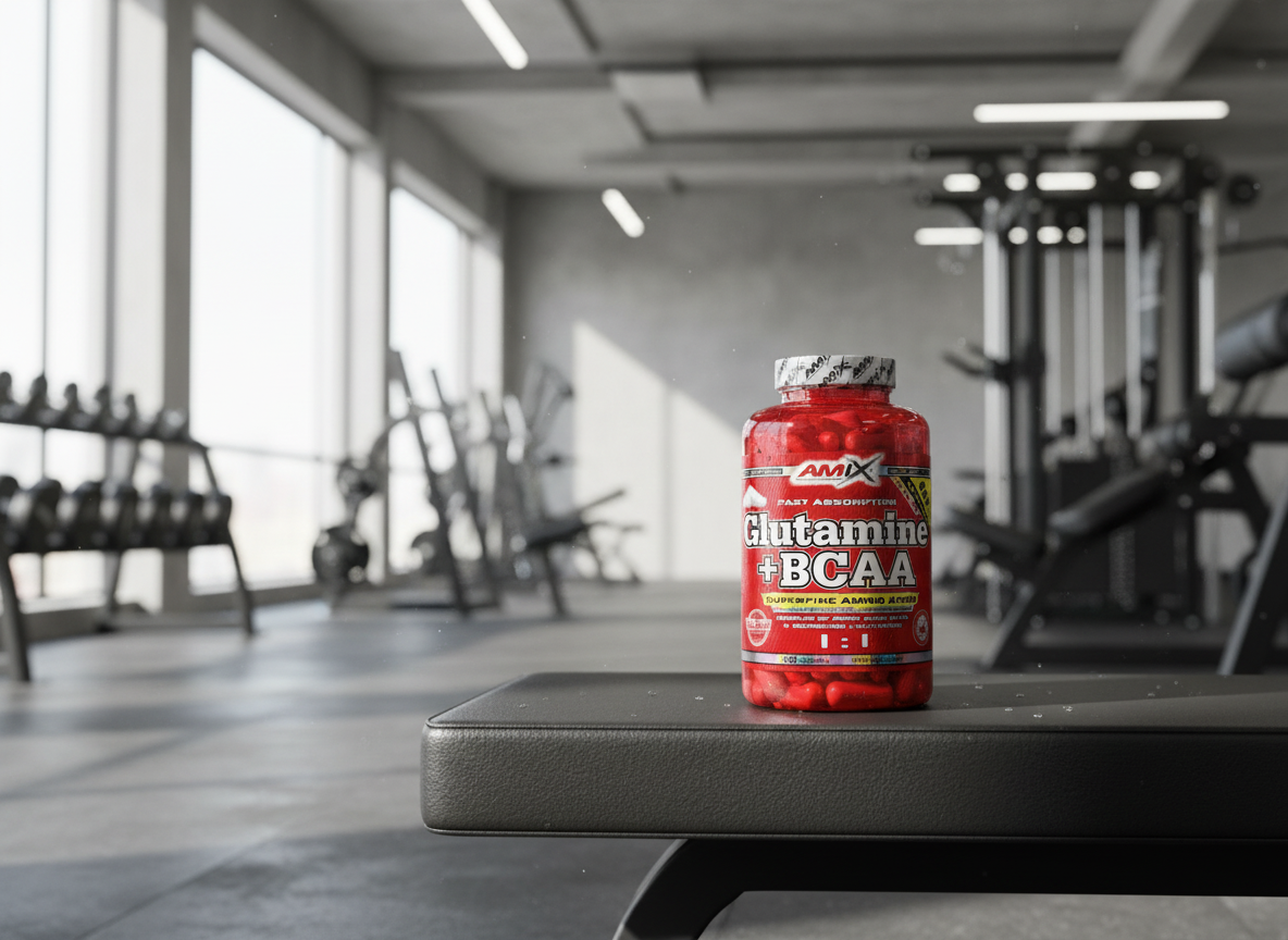 Amix L-Glutamine + BCAA 360 kapslí