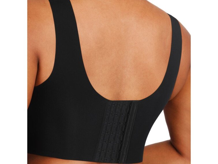 Bezšvová podprsenka tvarujúca chrbát, ČIERNA