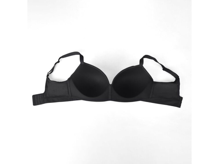 Bezšvová formujúca podprsenka bez kostíc, ČIERNA