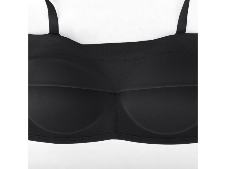 Bezšvová formujúca podprsenka bez kostíc, ČIERNA